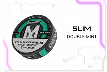 Жевательный табак MOLECULA Slim "Double Mint 10гр 20пак